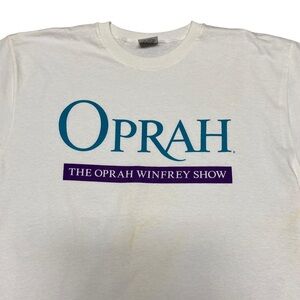 Vintage Oprah Winfrey show graphic white Tshirt